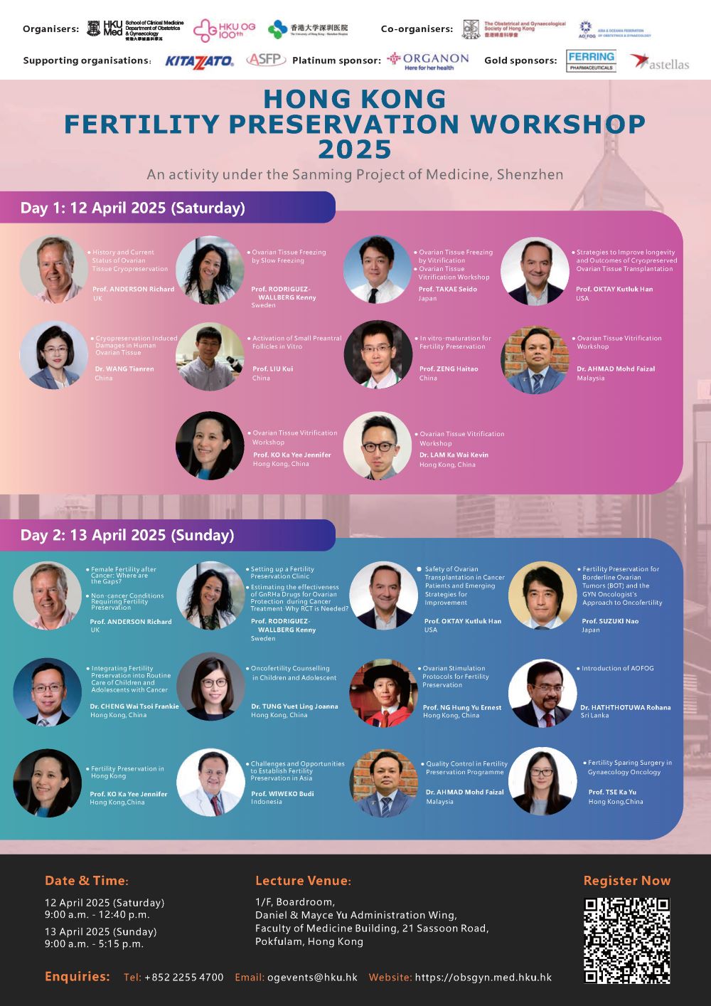 Hong Kong Fertility Preservation Workshop 2025